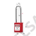 Kép 1/2 - Piros színű, nejlon házas Lockout Tagout lakat