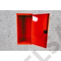 Kép 3/4 - Tűzoltó készülék szekrény, fém, műanyagzáras, 6 kg-os készülékhez 600x300x210