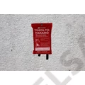 Kép 2/5 - FEELSAFE - Tűzoltó takaró 1,2 m x 1,8 m - Tűzvédelmi Megfelelőségi Tanúsítvány (TMT)
