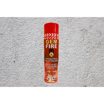 Tűzoltó spray és készülék aeroszol habbal oltó