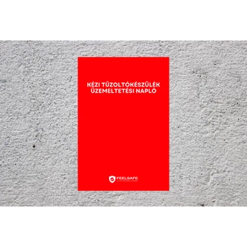 Tűzvédelmi naplók különböző típusai, beleértve a tűzvédelmi oktatási naplót, tűzjelző naplót, hő és füstelvezetés üzemeltetési naplót