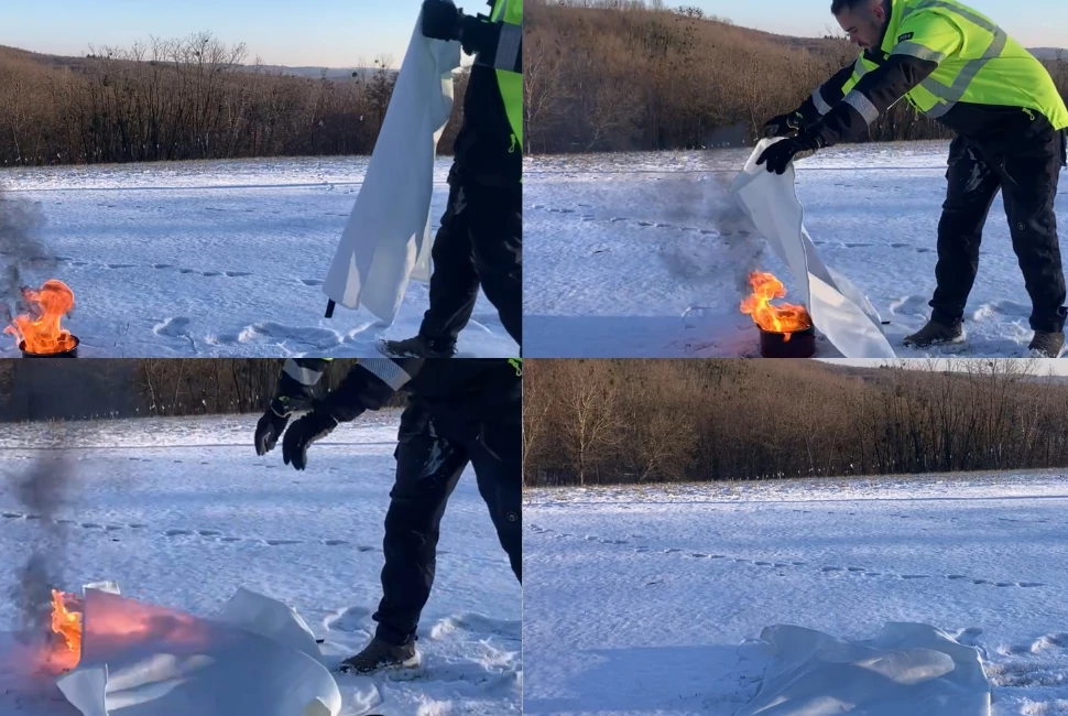 A Tűzoltó takaró használata