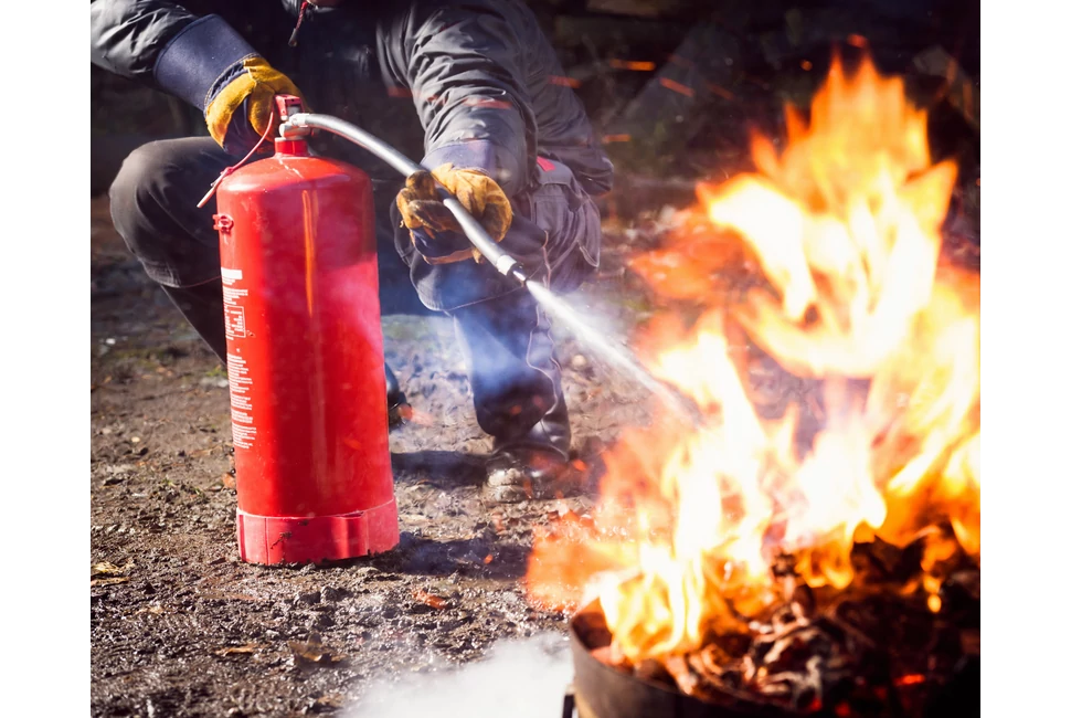 Üzemeltetői ellenőrzés kézi tűzoltókészülékek esetén