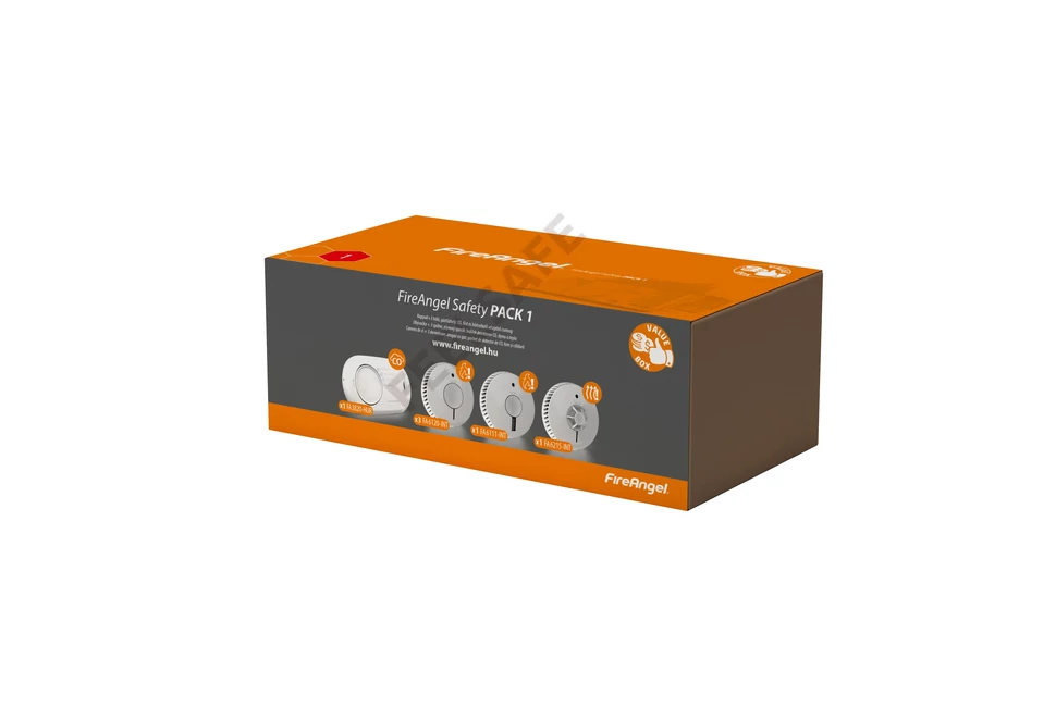 Fireangel Safety pack 1 - gazdaságos füst és hőérzékelő vészjelző csomag
