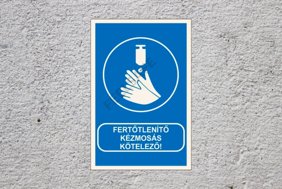 Utánvilágító biztonsági jelzések, piktogramok és munkavédelmi táblák