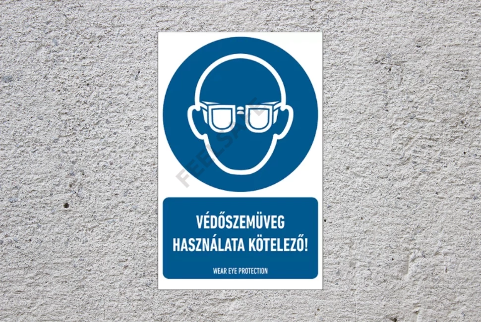 Utánvilágító biztonsági jelzések, piktogramok és munkavédelmi táblák