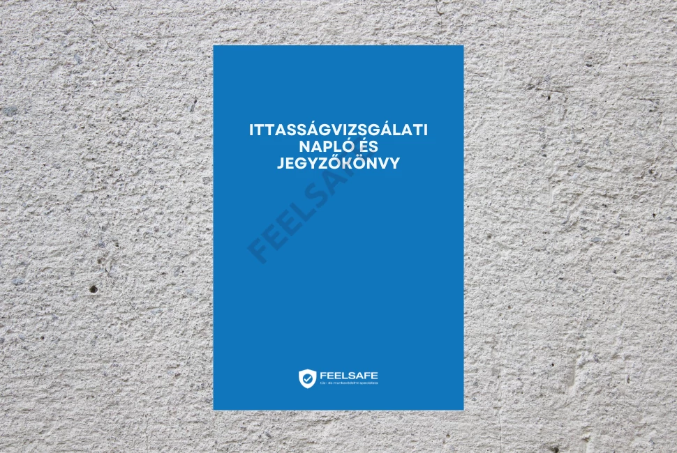 Munkavédelmi naplók különböző típusai, beleértve a munkavédelmi oktatási naplót, emelőgép naplót és ittasságvizsgálati naplót