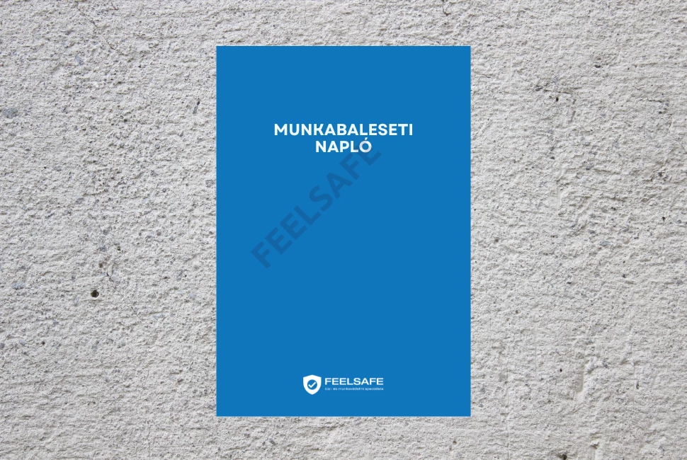 Munkavédelmi naplók különböző típusai, beleértve a munkavédelmi oktatási naplót, emelőgép naplót és ittasságvizsgálati naplót