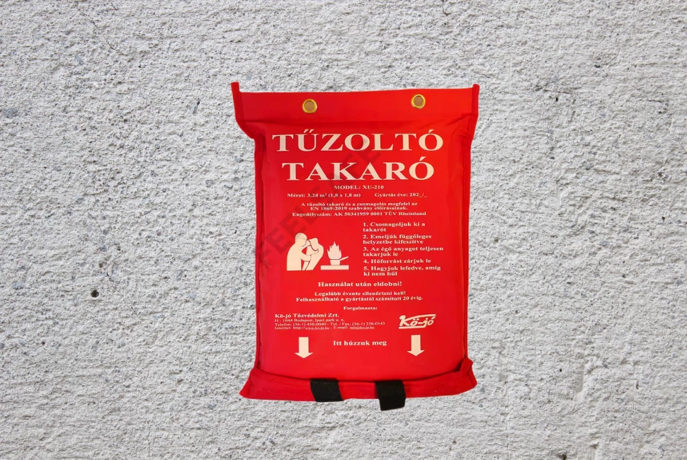 Otthoni és jármű tűzoltó takarók, beleértve az elektromos járműveket