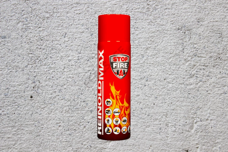 Tűzoltó spray és készülék aeroszol habbal oltó