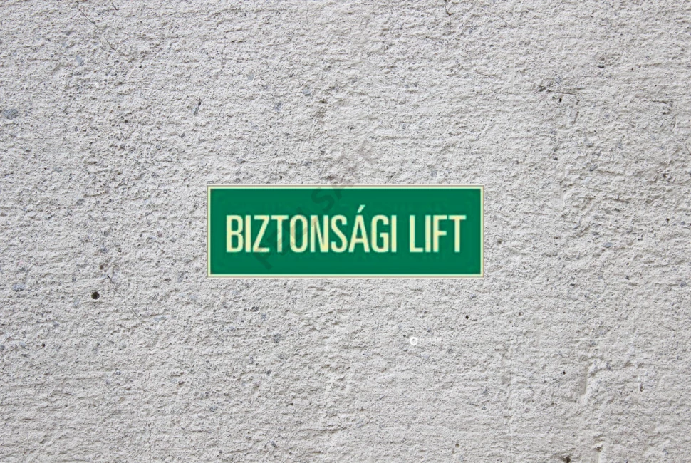 Utánvilágító biztonsági jelzések, piktogramok és tűzvédelmi táblák