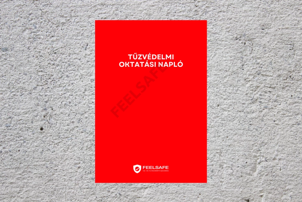 Tűzvédelmi naplók különböző típusai, beleértve a tűzvédelmi oktatási naplót, tűzjelző naplót, hő és füstelvezetés üzemeltetési naplót