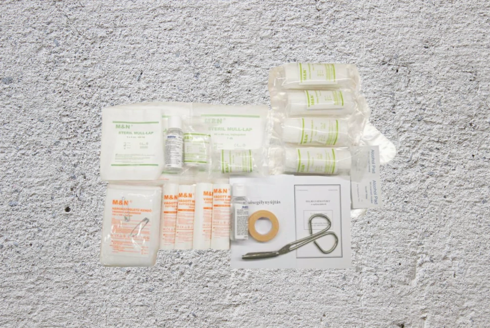 Elsősegély doboz utántöltő II. kategória