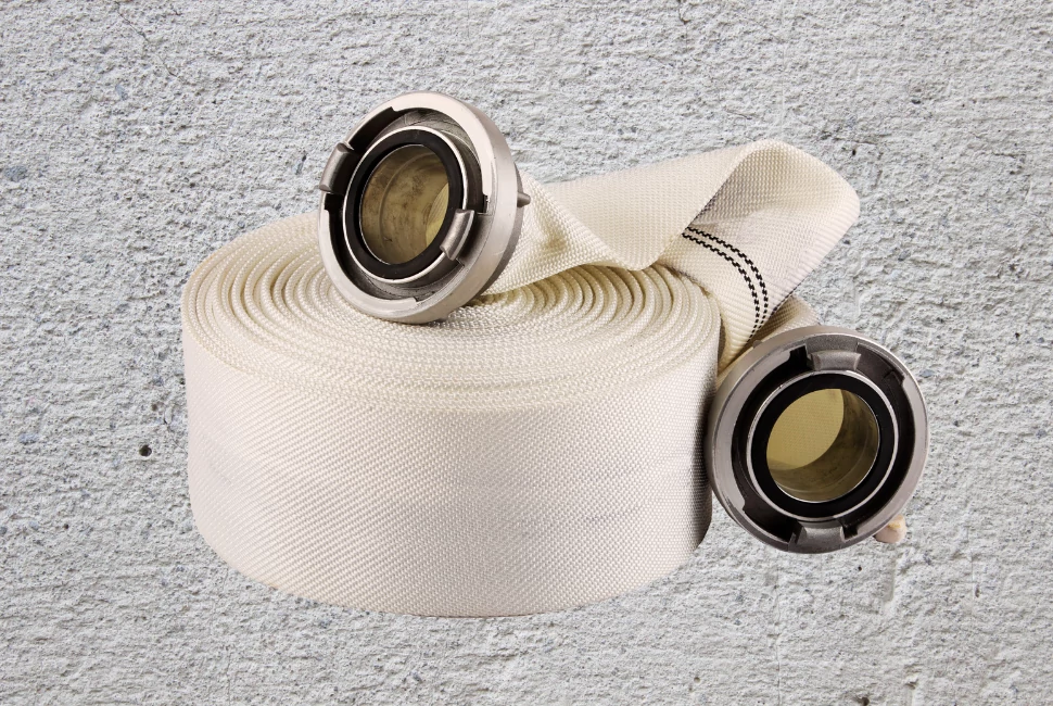 B-75 Prémium 20 méteres nyomótömlő, Storz csatlakozó, tűzoltó tömlő 16 bar / 50 bar