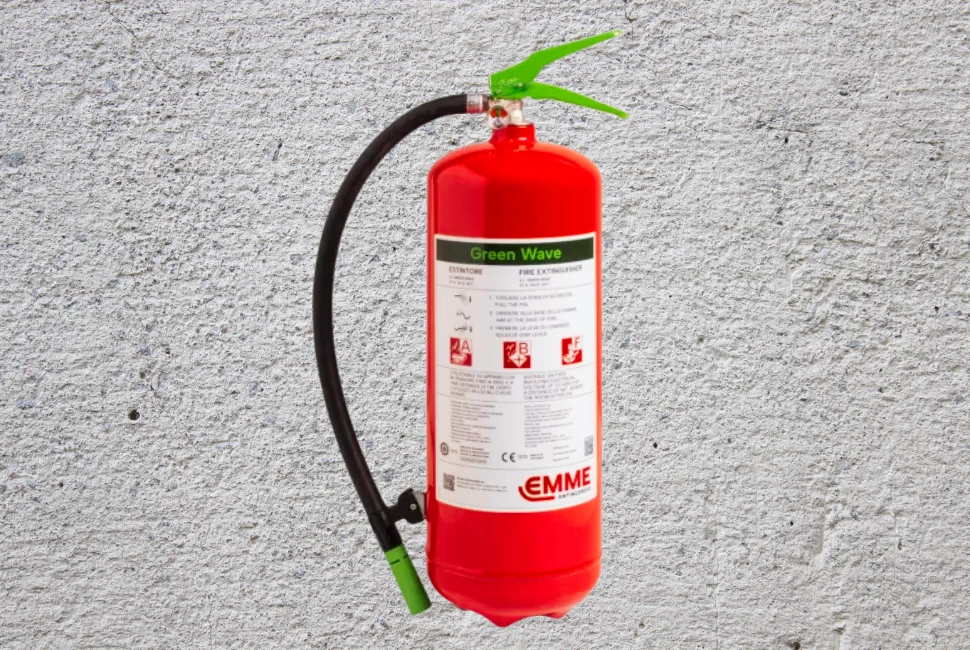 EMME 6 literes habbal oltó tűzoltó készülék 27A 144B 25F - FLUORMENTES!