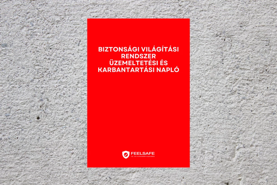 Biztonsági világítás és menekülési jelek üzemeltetési napló